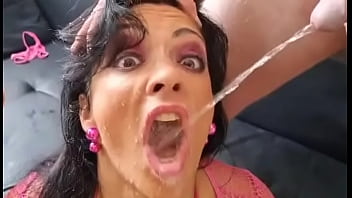 Pissing dap challenge for mary rider 2 on 1 huge piss in mouth & epic golden shower ending