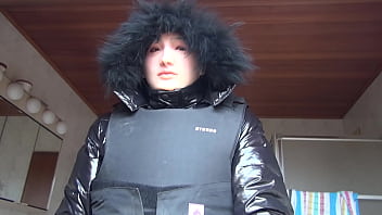 Brokenbitchs beautiful face covered by a realfleshmask looking life like