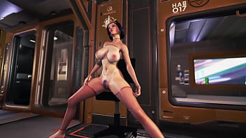 Shapely faye valentine with big breasts dances alone in alluring underwear