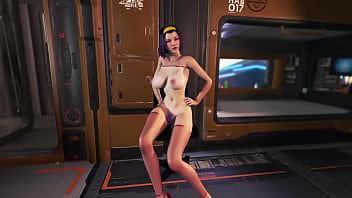 Shapely faye valentine with big breasts dances alone in alluring underwear Shapely faye valentine with big breasts dances alone in alluring underwear