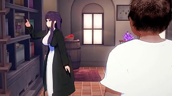 Fern culea con un señor que le lanzó magia