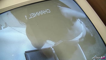 Girl suprised with big black cock at glory hole for sloppy suck and swallow cum while boyfriend is waiting in car