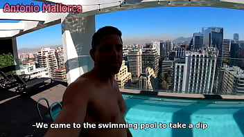 Fucking a hot big ass latina picked up by the swimming pool