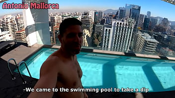 Fucking a hot big ass latina picked up by the swimming pool