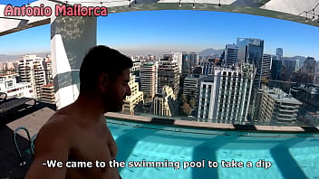 Fucking a hot big ass latina picked up by the swimming pool