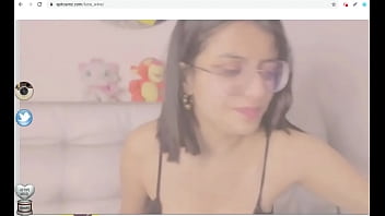 Babe spits on dildo cam