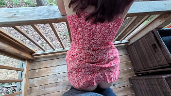 Teasing and seducing him outside in public shaking my ass Teasing and seducing him outside in public shaking my ass