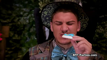 Three classy babes ending up on dick Three classy babes ending up on dick