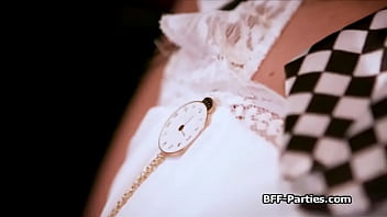 Three classy babes ending up on dick