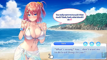 An inexperienced girl gets an aphrodisiac massage and turns into a whore on the beach