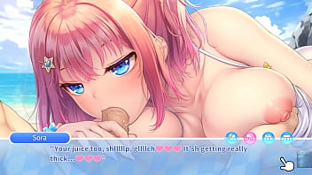 An inexperienced girl gets an aphrodisiac massage and turns into a whore on the beach