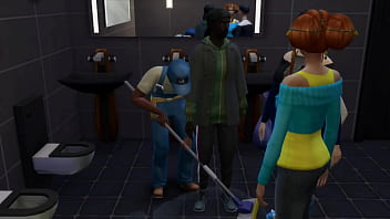 A dancer is fucked by a nightclub employee