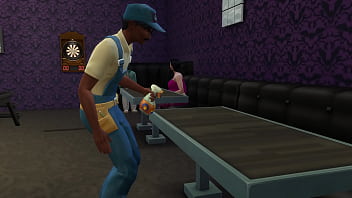 A dancer is fucked by a nightclub employee