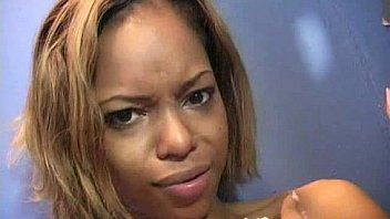 Interracial white lady confesses her sins at gloryhole 21