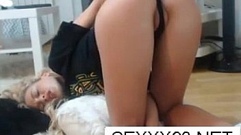 Extremely beautiful girl on all fours