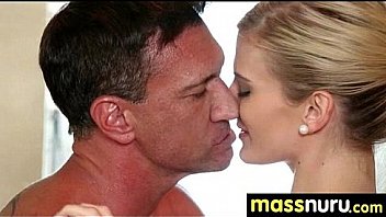 Sexy body gets a happy ending massage 12