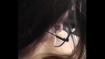 Lesbian licks belly button