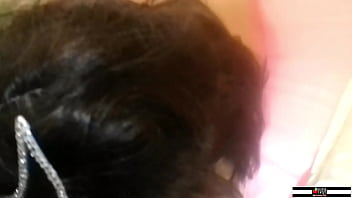 Black cock opens her ass and cums in her mouth