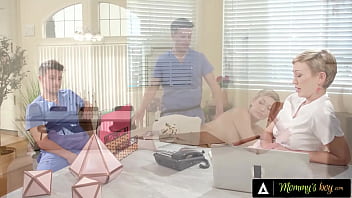 Blonde milf gets naughty nuru massage