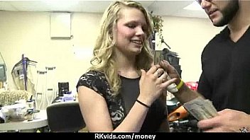 Sexy wild chick gets paid to fuck 21