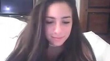 Pretty brunette cam girl