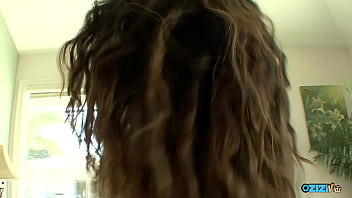 Cute chick with highlights gets her tight pussy fucked by a big dick