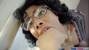 Real estate agent pounded in many poses