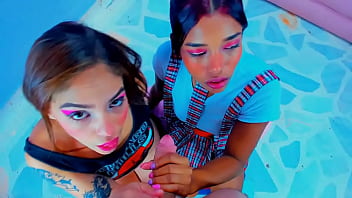 Experience with two friends blowjobs in pov