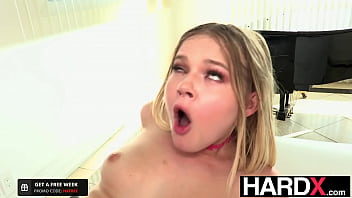 Tiny blonde loves to be cummed in Tiny blonde loves to be cummed in