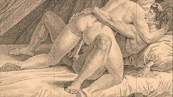 Retro erotic drawings