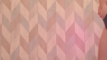 Panty try on tease tight sheer & soaked