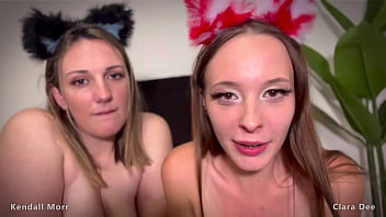 Trick or treat vampire babes make you their fucktoy with kendall morr