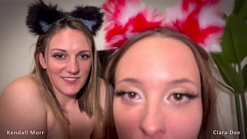 Trick or treat vampire babes make you their fucktoy with kendall morr