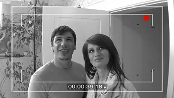 Two hard cocks screw all the holes of a stunning brunette