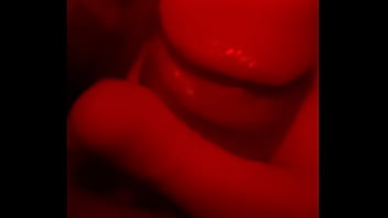 Dick is wet of cumming