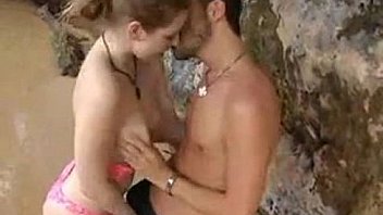 Teens fucking at beach and boat