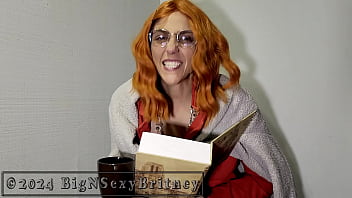 Big n sexy britney heads to the library hot librarian blowjob and facial promo video 1 minute sfw teaser