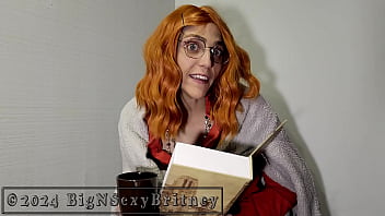 Big n sexy britney heads to the library hot librarian blowjob and facial promo video 1 minute sfw teaser