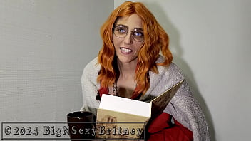 Big n sexy britney heads to the library hot librarian blowjob and facial promo video 1 minute sfw teaser