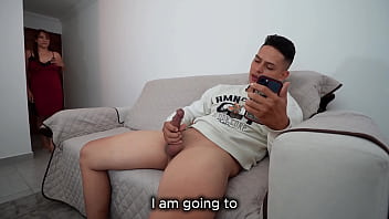 My stepmother catches me masturbating and the horny whore seduces me while her husband is away dilan clavijo