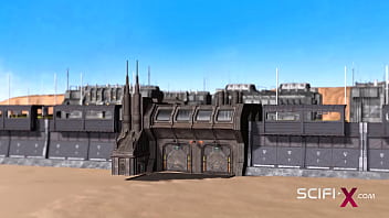 Fuck me hard sex with a sci fi android in the lab