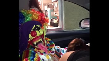 Gibby the clown likes his fast food