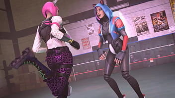 彼女の角質なおちんちんを叩く