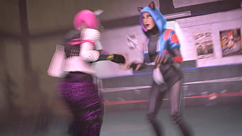 彼女の角質なおちんちんを叩く