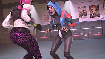 彼女の角質なおちんちんを叩く