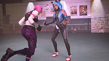 彼女の角質なおちんちんを叩く