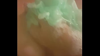 Messing with my wife in the shower