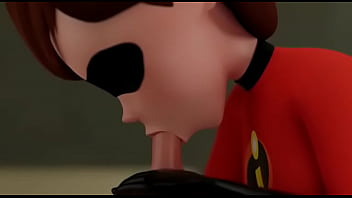 Elastic le hace una increíble mamada a su fan