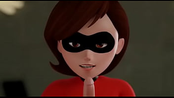 Elastic le hace una increíble mamada a su fan