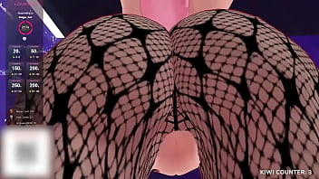 Playing with a cute bunny girl's ass